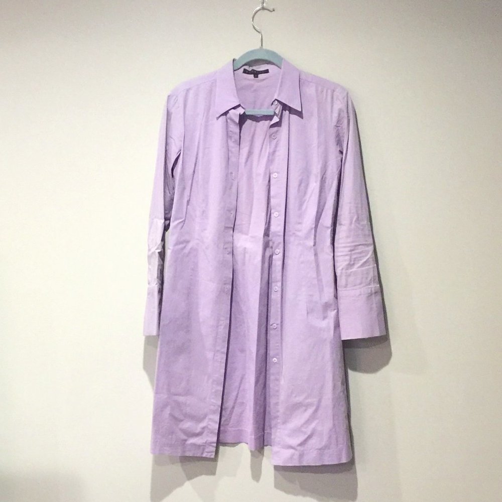 Vintage 90s Parallel Button-Down Tunic